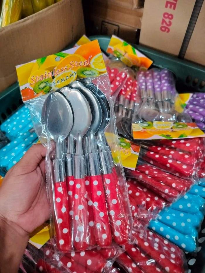 Sendok Polkadot Lusin  b,