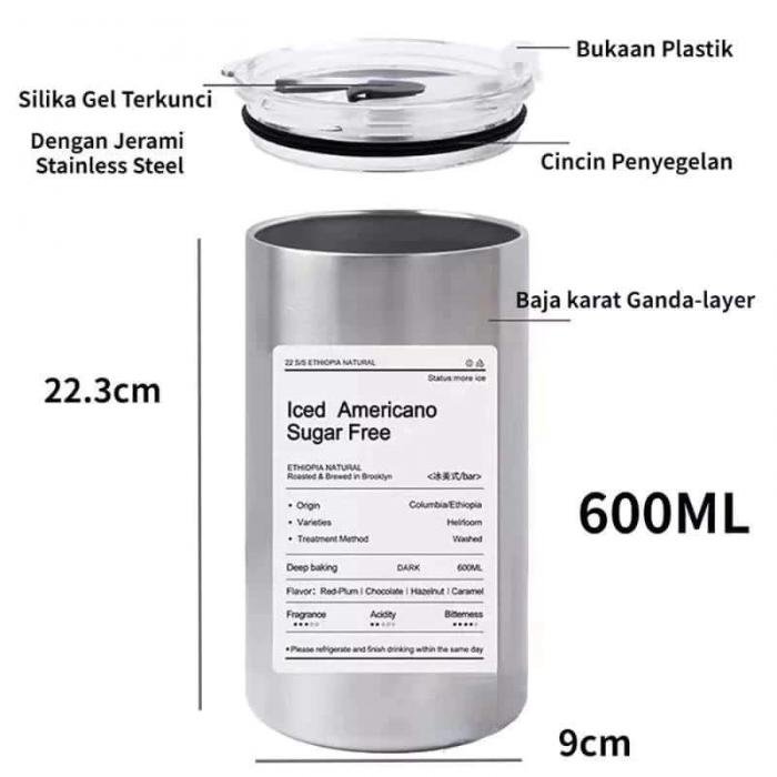 Botol Tumbler Americano Polos