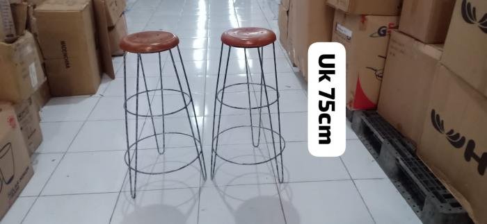 Kursi Cafe Tinggi 75cm. a,E.