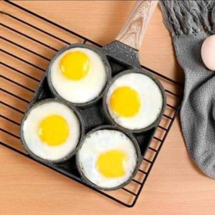 Burger Egg Grill Pan 4lubang