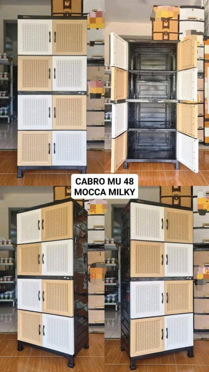 Lemari Napolly Cabro MU48 Milo Mocca