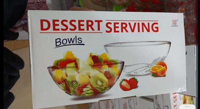 Mangkok Kaca Isi 2 Dessert Serving LIL-6B