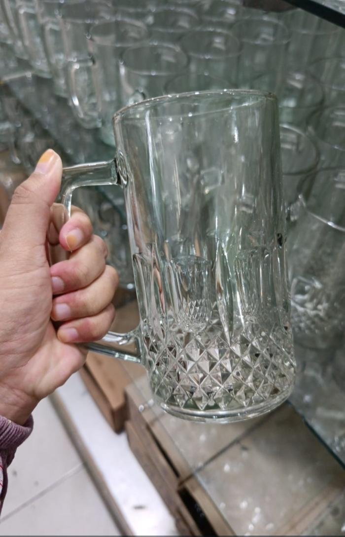 Gelas Kaca jumbo Gentel BIJIAN D-600
