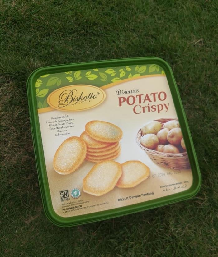 Biskitop Potato Crispy 400gr Dus