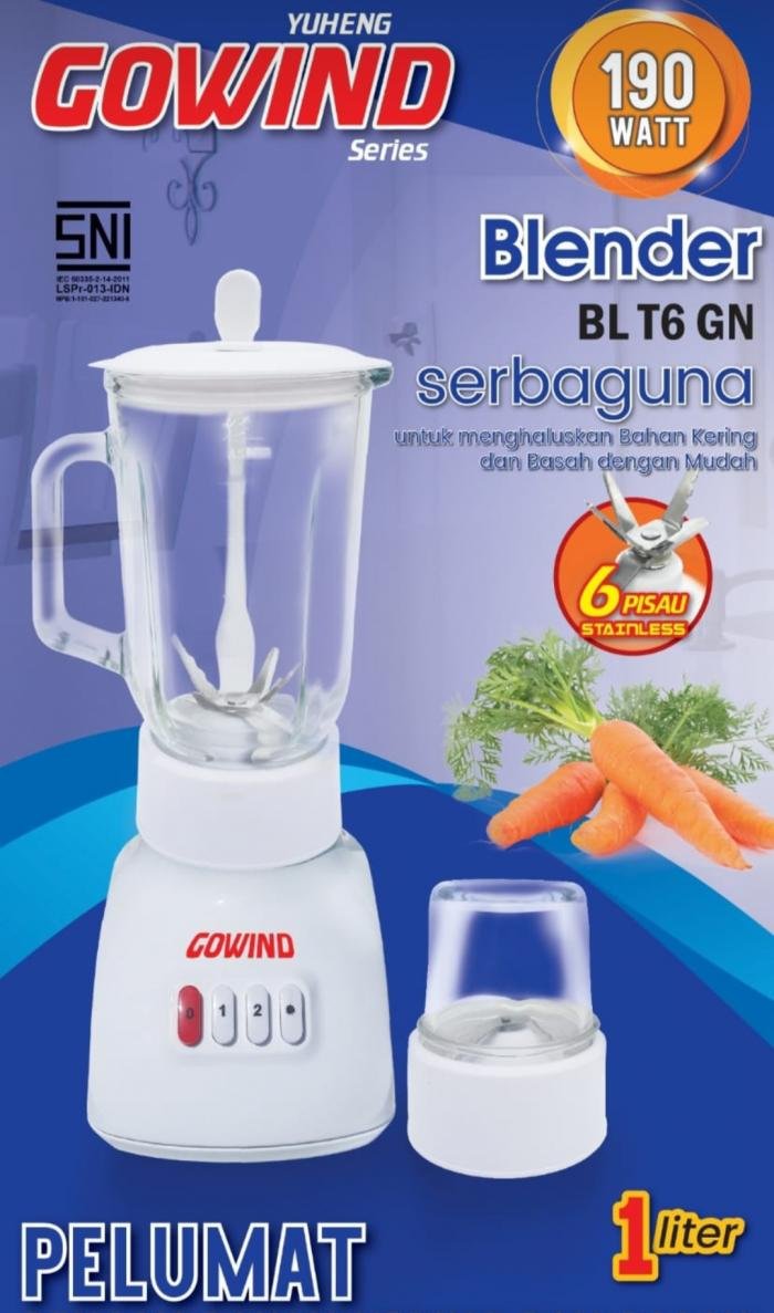 Blender Kaca Gowind 2in1