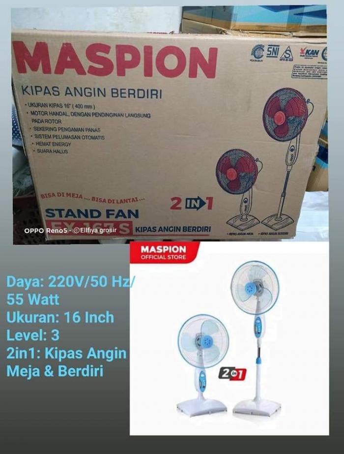 Kipas Berdiri Maspion Ex-167s