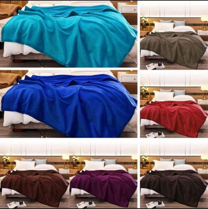 Selimut Bulu Polos Murah