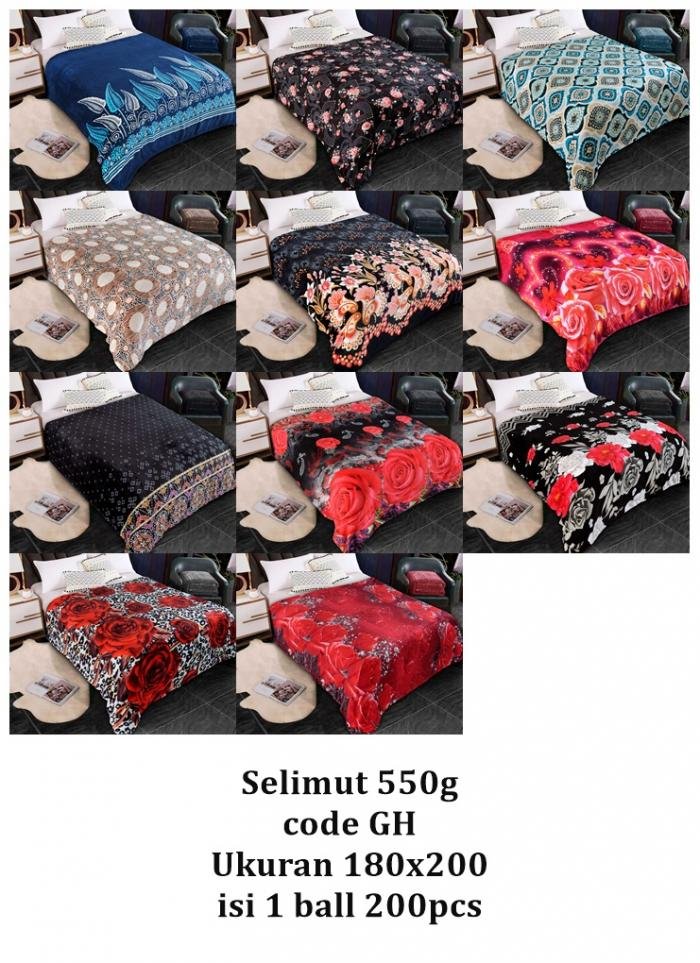 Selimut Bulu Tebal 550gram