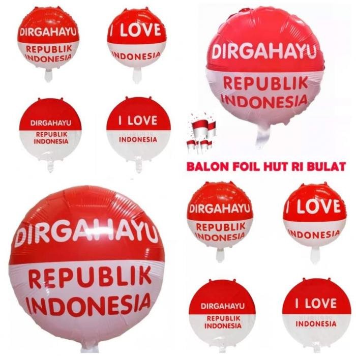 Balon Foil Dirgahayu Sedang