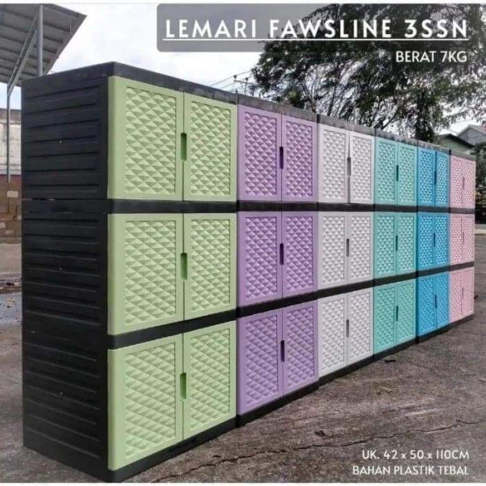 Lemari Fawsline Mini 3Susun 903/Indostar
