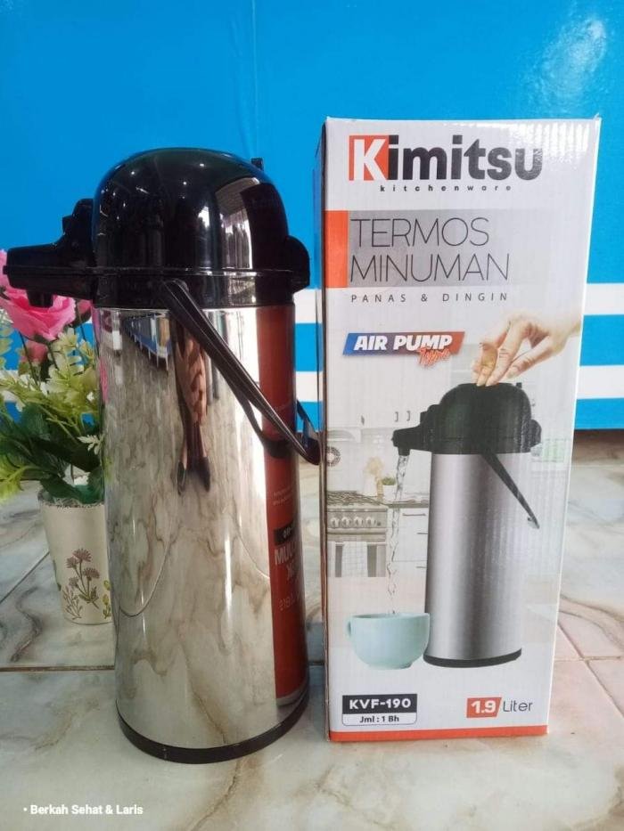Termos Air panas pencet kimitsu stainless
