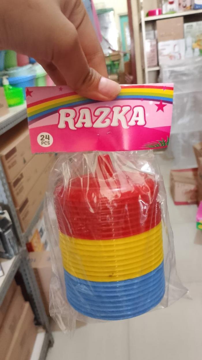Tutup Plastik (tutup gelas) isi 24