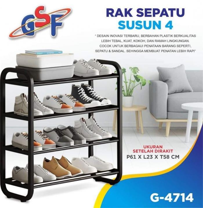 Rak Sepatu gsf lengkung 4714
