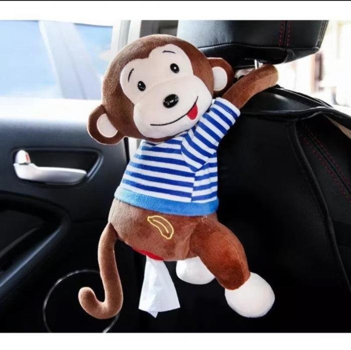 Tempat Tisu Mobil Monyet