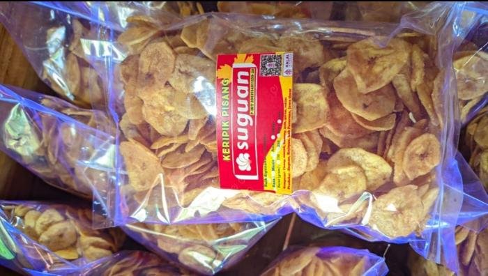 Keripik Pisang Koin Suguan 250g