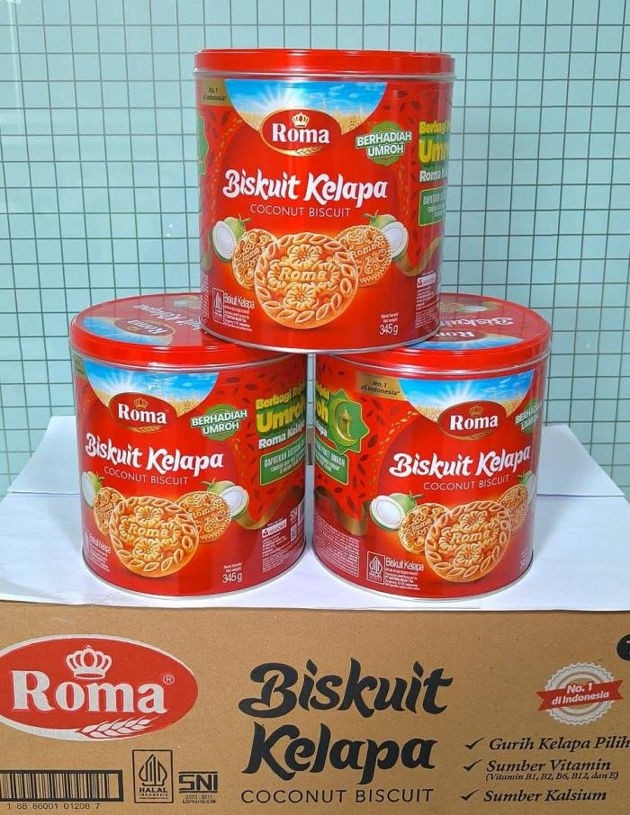 Roma Kelapa Kaleng Dus