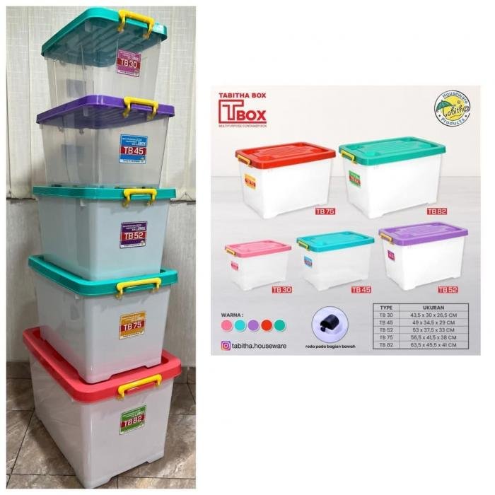 Box Container Putih Tabitha 52L