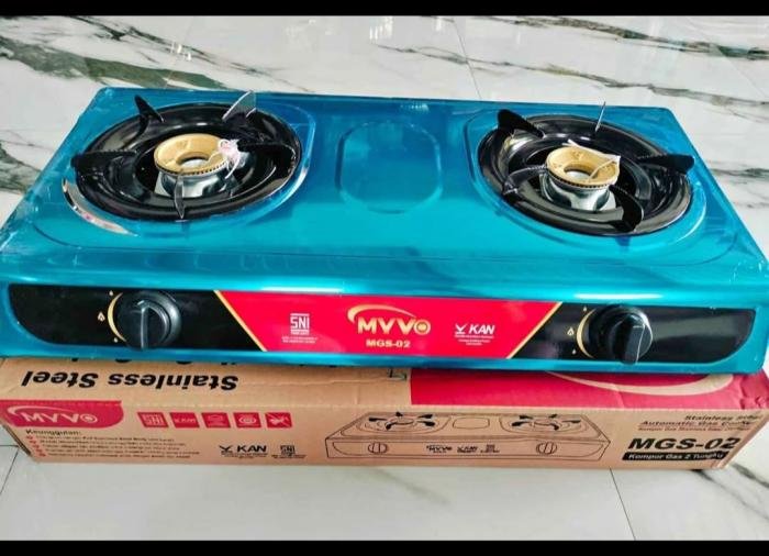 Kompor Gas 2tungku Myvo Stainless