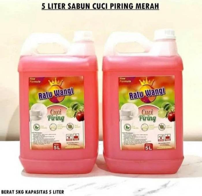Sabun Cuci Piring Ratu Wangi Merah