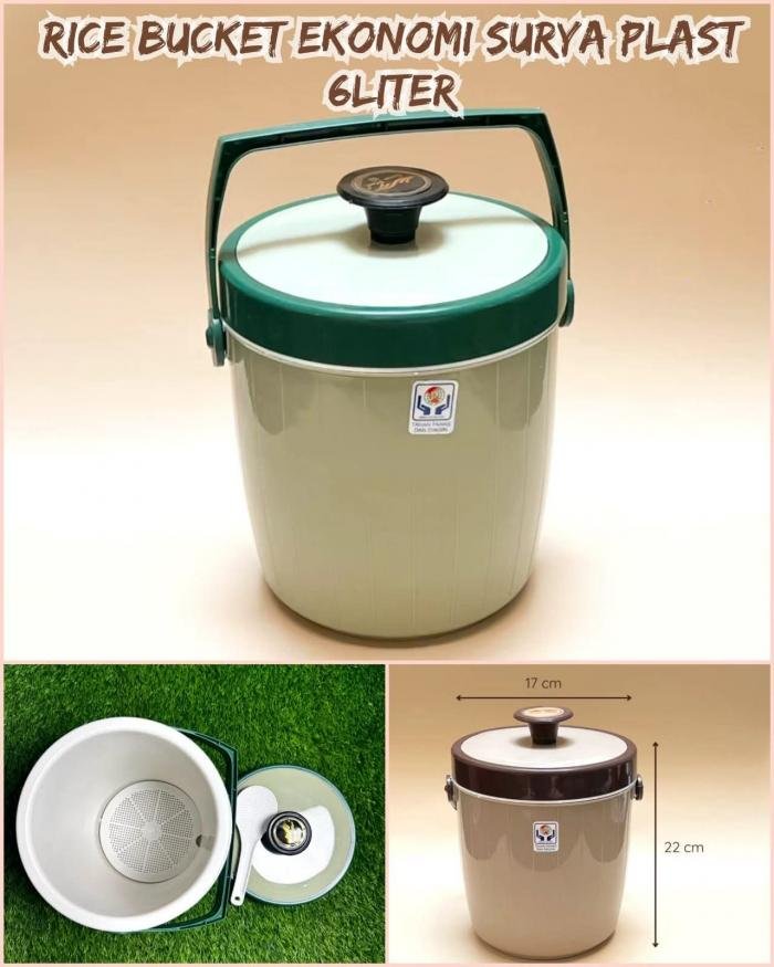 Termos Nasi 6L SP Dus Hijau