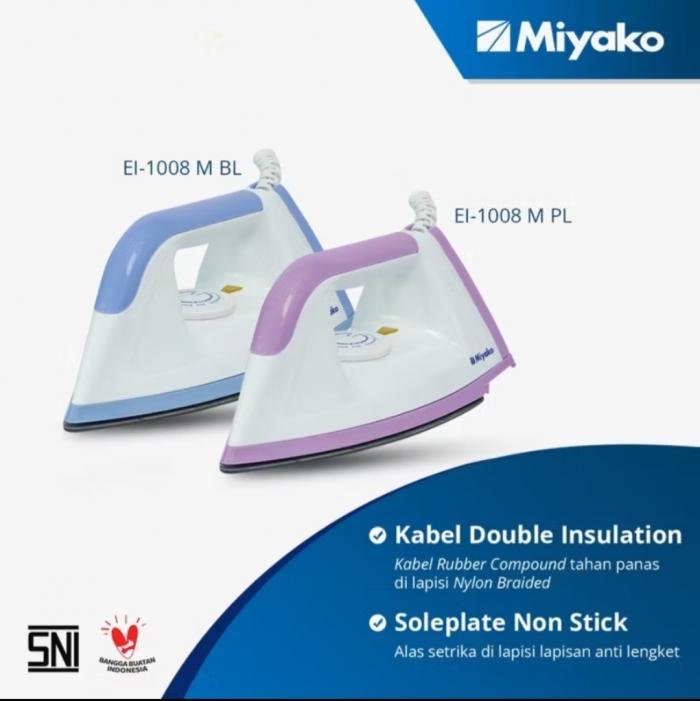 Setrika Miyako RI-1008M BK