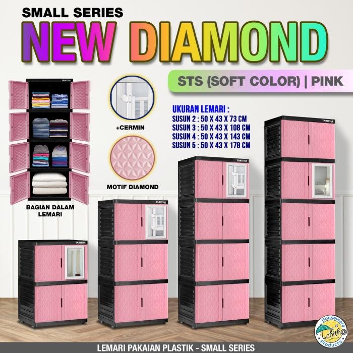 Lemari Diamond Tabitha 4susun