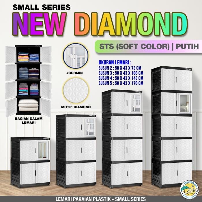 Lemari Diamond Tabitha 4susun