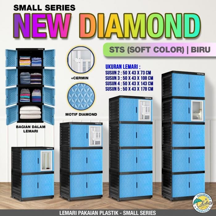 Lemari Diamond Tabitha 3Susun