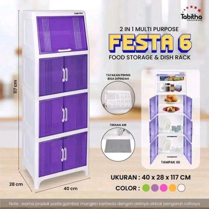 Rak Piring Festa 6Susun