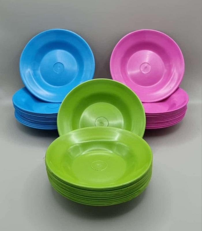 Piring Plastik DX lusin
