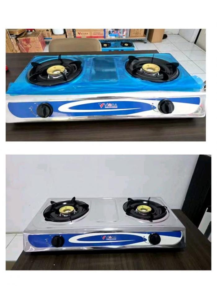 Kompor Gas 2Tungku Vioda