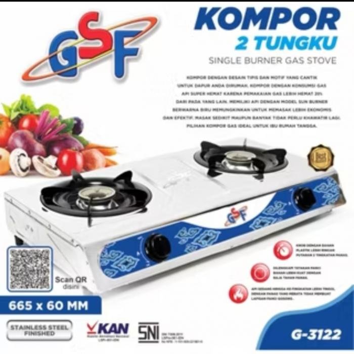 Kompor Gas 2Tungku GSF 3122