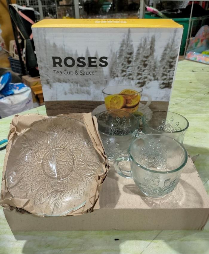 Gelas Lepek Roses