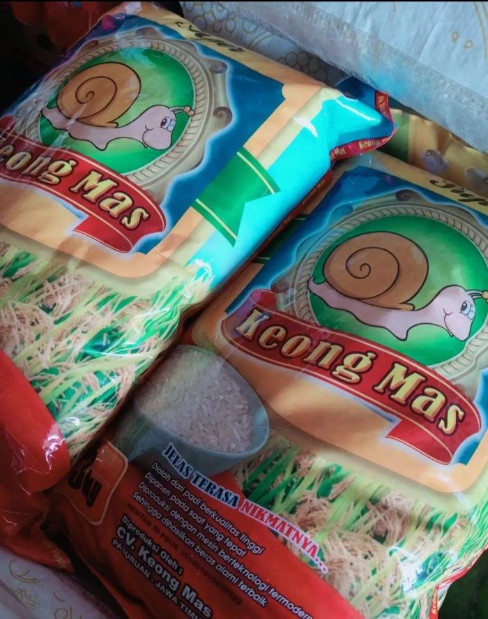 Beras Keong Mas Medium 3kg