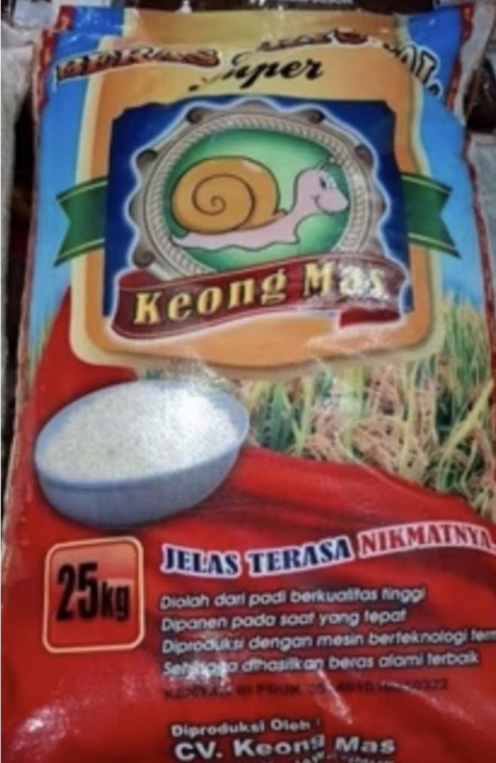Beras Keong Mas Medium 25kg