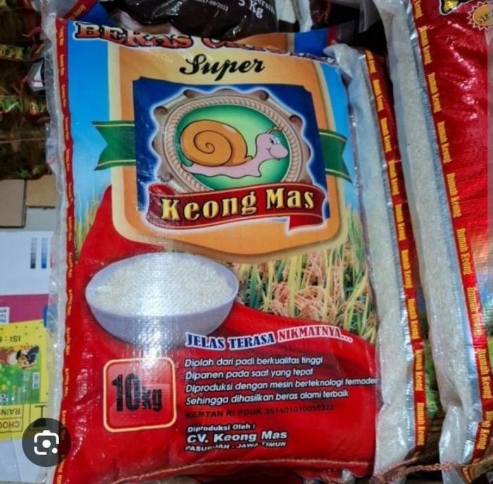 Beras Keong Mas Medium 10kg
