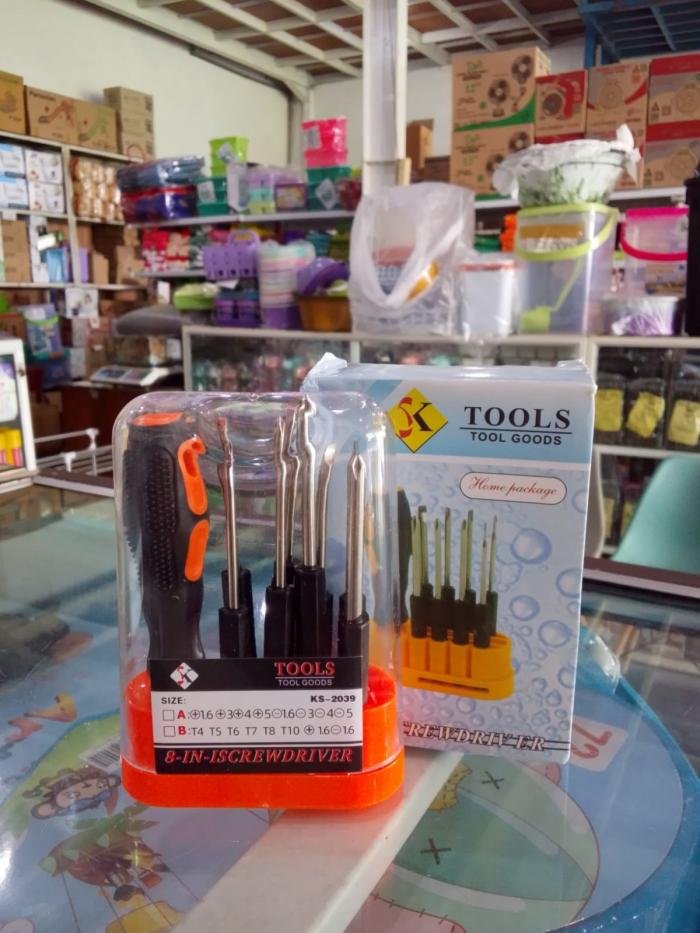 Obeng Plus Minus 8in1