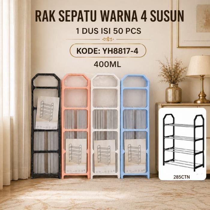 Rak Sepatu Warna 5Susun Zeze
