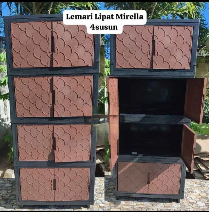 Lemari Mirella 4Susun Tri J