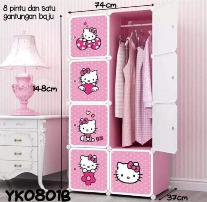 Lemari Baju 8 Sekat HK