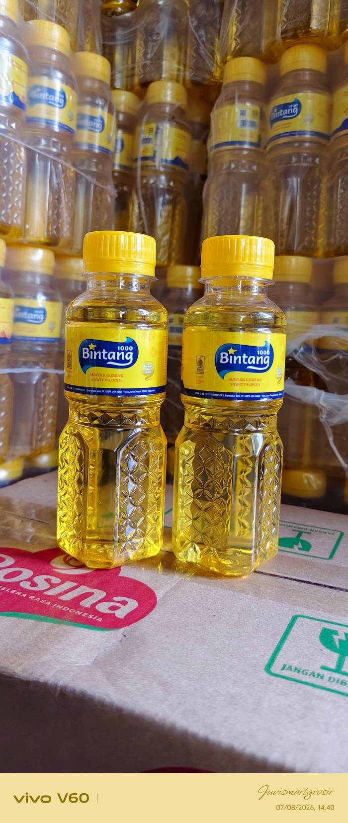 Minyak Goreng botol Bintang SLOP