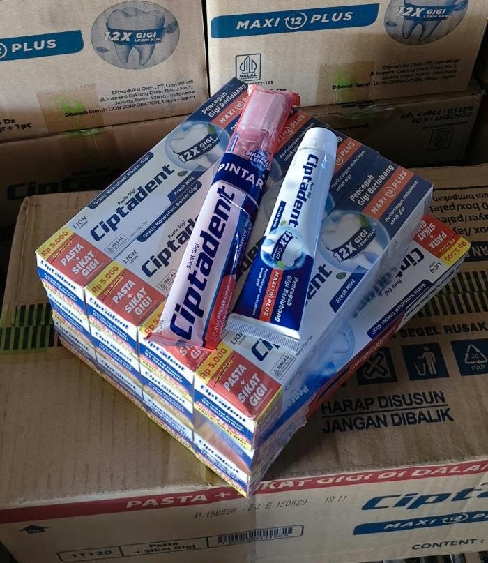 (ECER) Ciptadent + Sikat ECER 2pcs