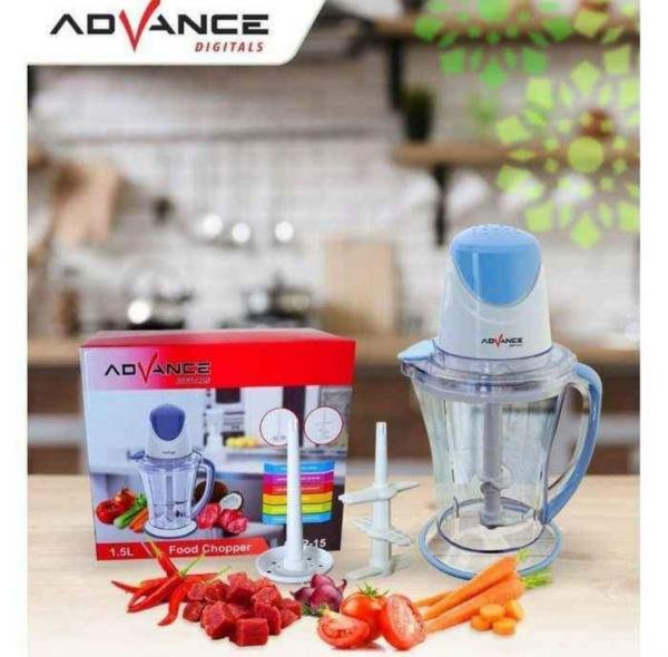 Advance CHP 15 Food Chopper Plastik 1,5 Liter - Blender Multi Fungsi j, q, A
